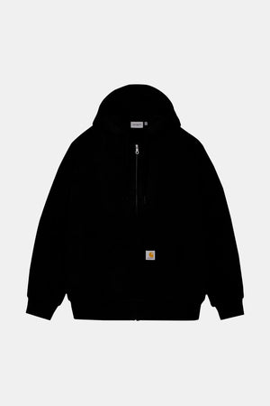 Hooded Square Label Jacket