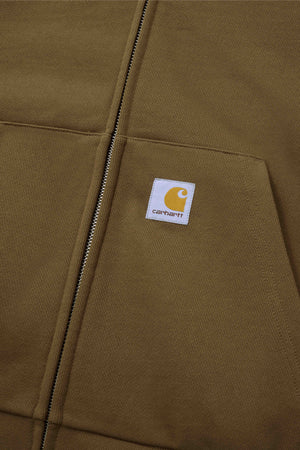 Hooded Square Label Jacket