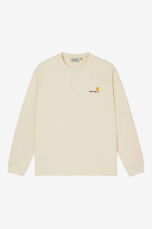 L/S Waffle Henley T-shirt