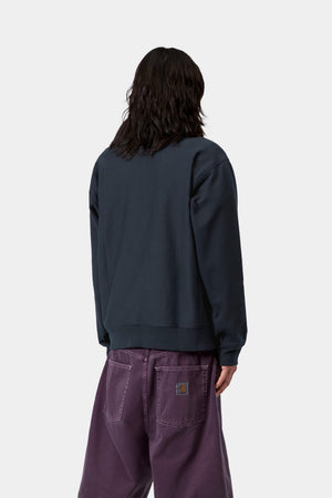 Half Zip American Script Sweat