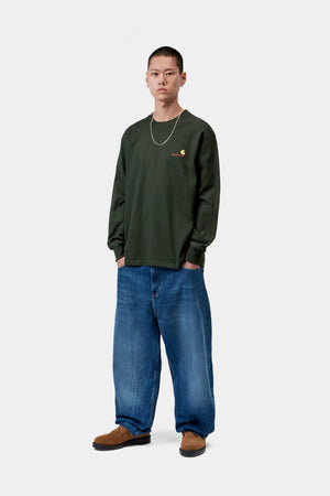 L/S American Script T-Shirt