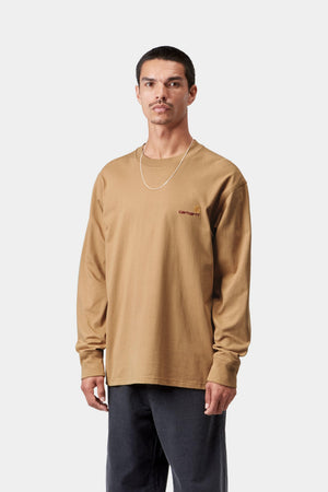 L/S American Script T-Shirt