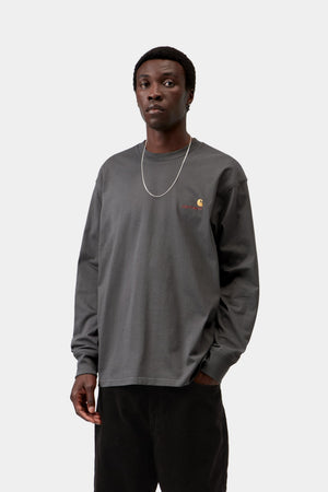 L/S American Script T-Shirt