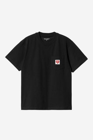 W S/S Pocket Heart T-Shirt