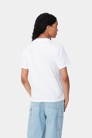 W S/S Script Embroidery T-S