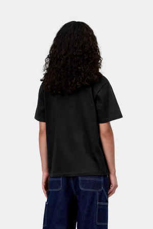 W S/S Script Embroidery T-S