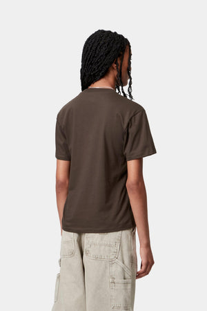 W S/S Script Embroidery T-S