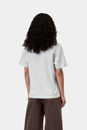 W S/S Script Embroidery T-S