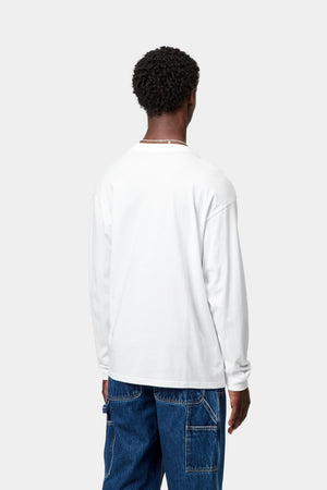 L/S Script Embroidery T-Shirt