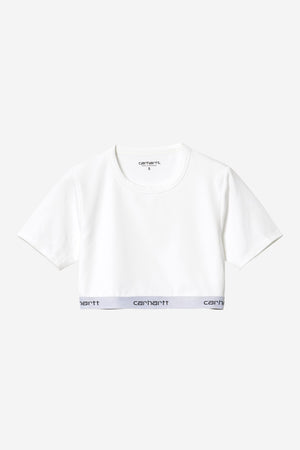 W Script Crop Top