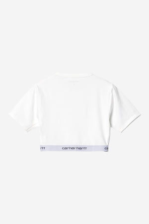 W Script Crop Top