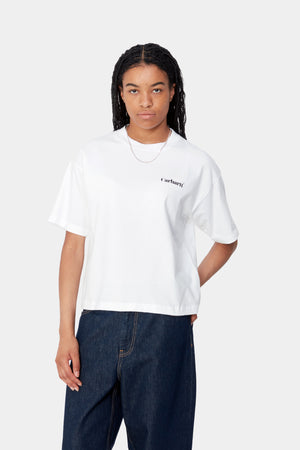 W S/S Fold Leo T-Shirt