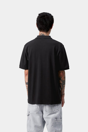 S/S American Script Polo