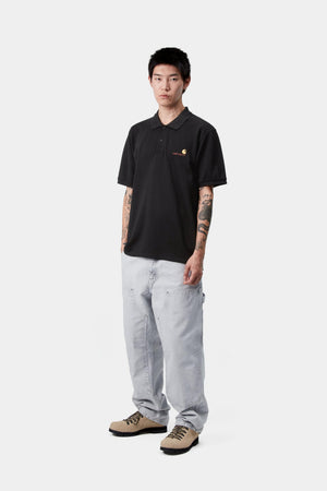 S/S American Script Polo