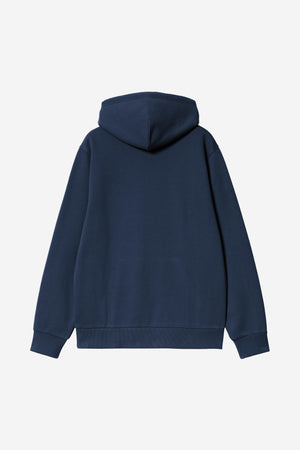 Hooded Script Embroidery Sweat