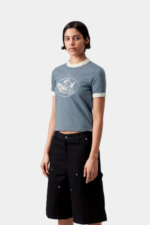 W S/S Reminiscing Ringer T-S