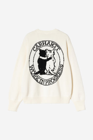 W Hugging Cats Sweater