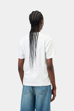 W S/S Spray Heart T-Shirt