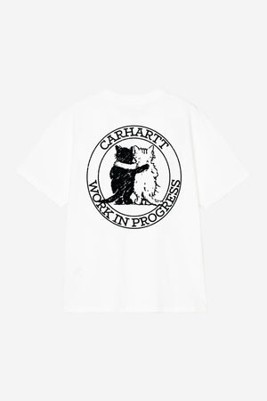 W S/S Hugging Cats T-Shirt