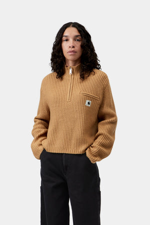 W Detroit Half Zip Sweater